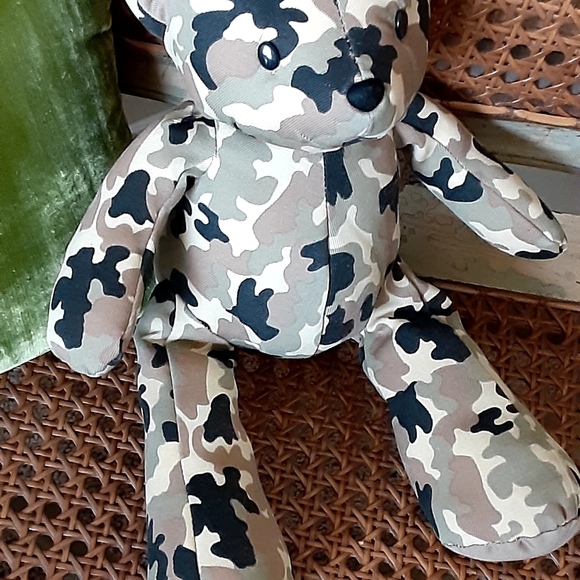 Gund "My Hero Wears Camo" Teddy - Picture 1 of 5